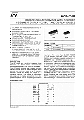 DataSheet HCF4026B pdf